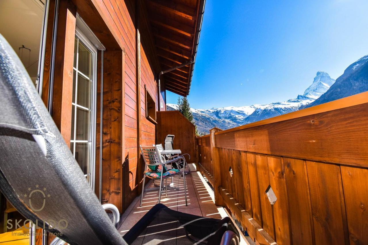 Wohnung In Zermatt Mit Postkarten Matterhornblick Eksteriør billede