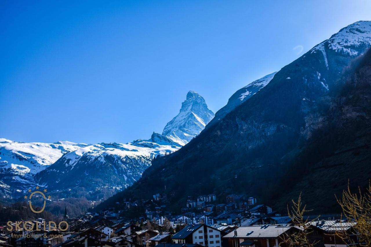 Wohnung In Zermatt Mit Postkarten Matterhornblick Eksteriør billede